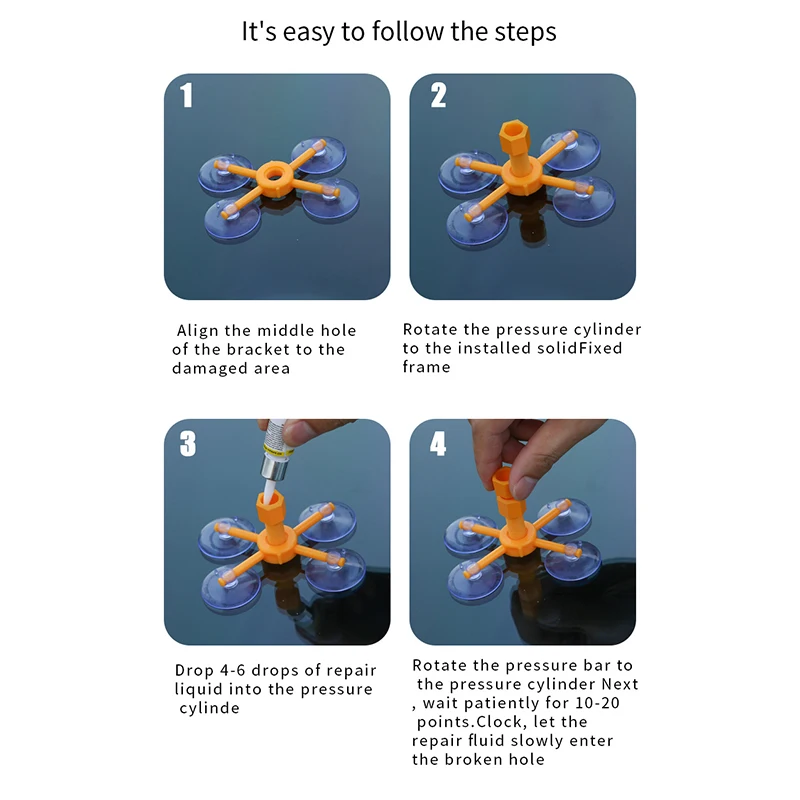 

Car Windshield Repair Tool DIY Car Windows Repair Tools Window Glass Curing Glue Auto Glass Scratch Crack Restore Kit