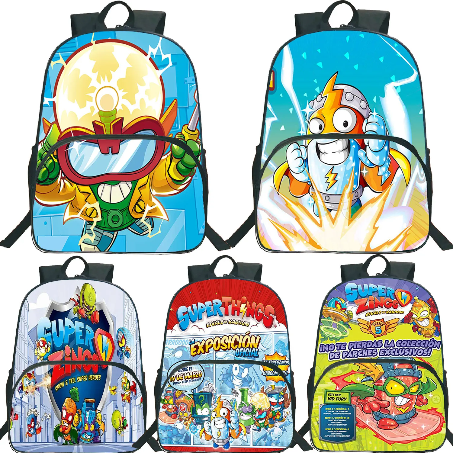 

Large Capacity Super Zings Series Backpack Students Daily School Bags Teenager Rucksack Girls Boys Knapsack Travel/Laptop Bags