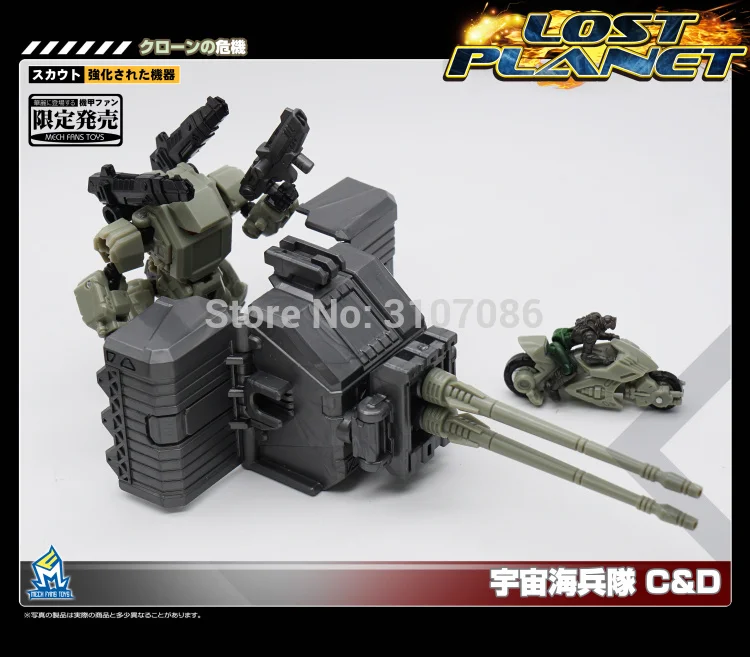 MFT Transformation DA08C & DA09D мощный костюм Diaclone Lost Planet Mech ModFans Cosmic sea Soliders фигурка робота