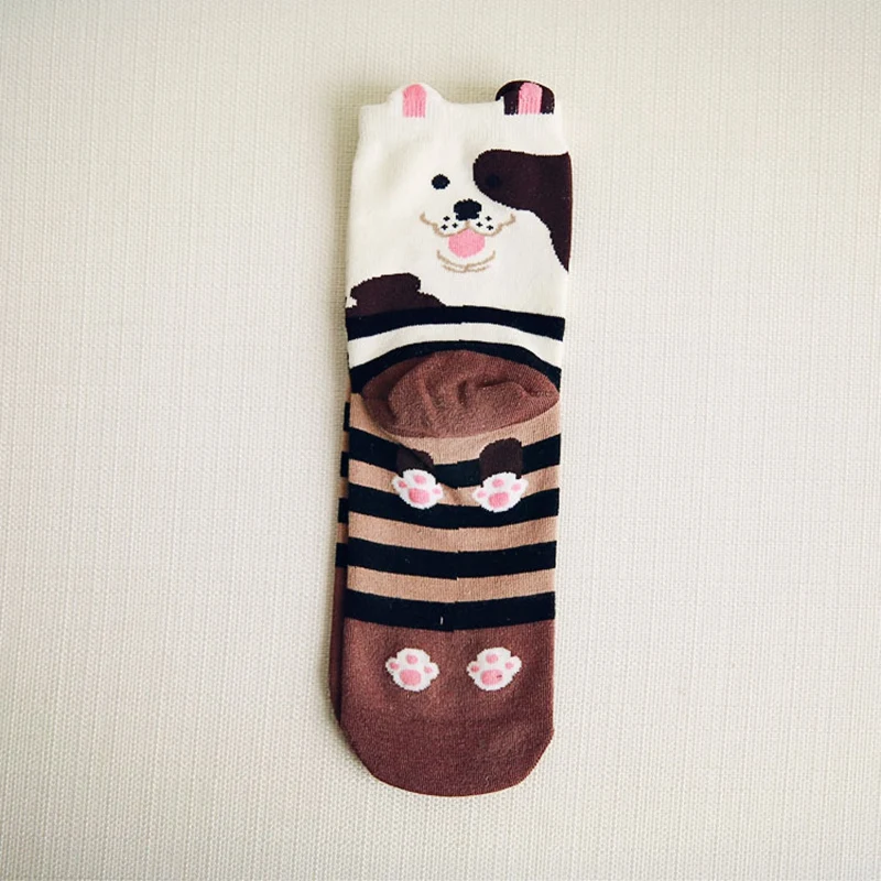 

Women Socks Popular New Cartoon Pug Kitten Pattern Cats Socks High Comment High Quality Gifts Funny Nice Socks Woman