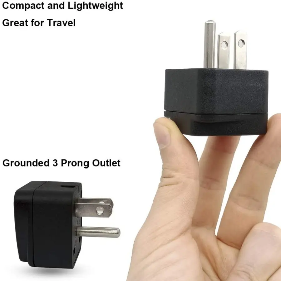 Universal to USA Canada Travel Adapter Type B Plug Multi-Outlet AC100~250V 10A | Обустройство дома