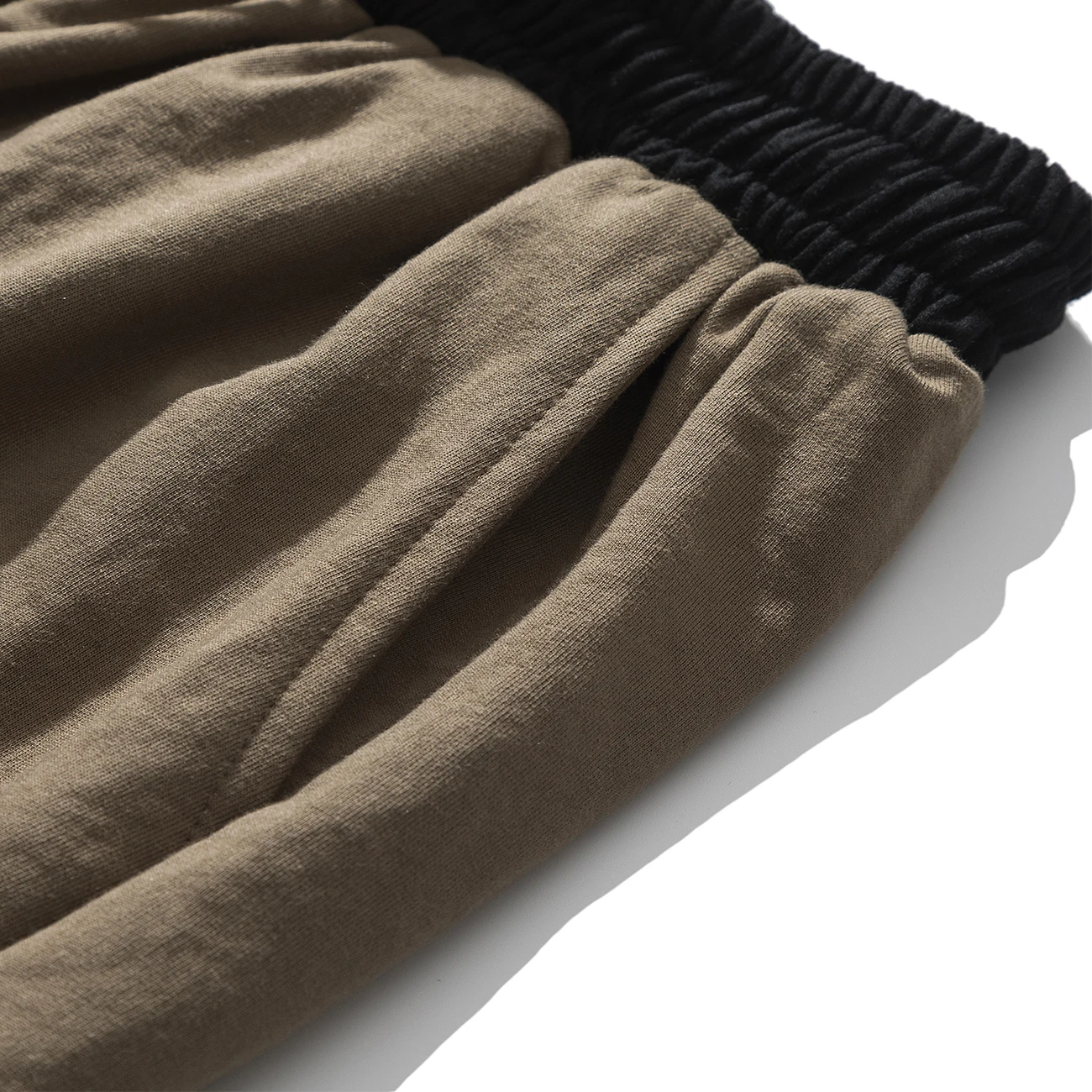 Мужские лоскутные шорты Aelfric Eden повседневные Черные Эластичные Брюки шаровары до