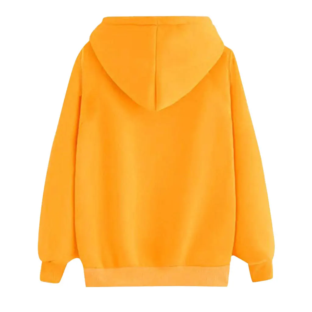 

Women Love EGG Print Hoodies Front Pocket Casual Sweatshirt Loose Fit Long Sleeve Sweatshirt Autumn Spring Streetwear