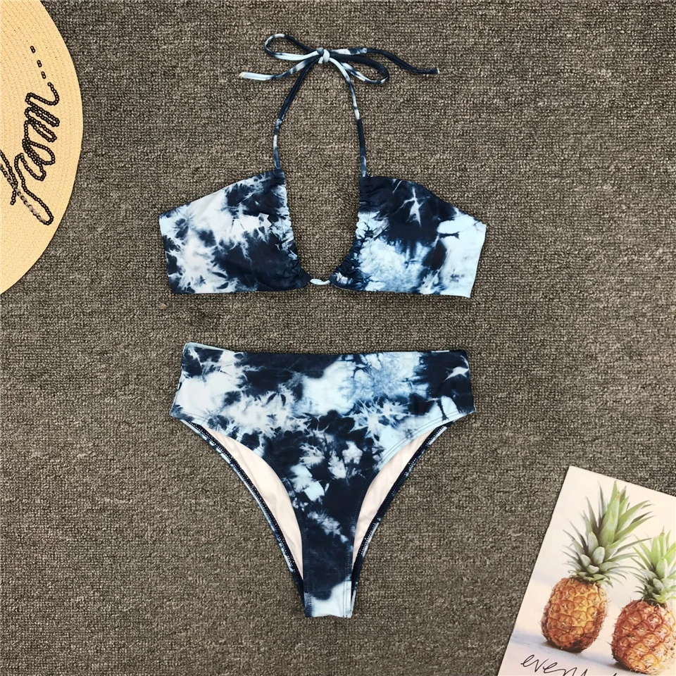 2019 сексуальная одежда для плавания женский купальник Холтер купальный пляжный