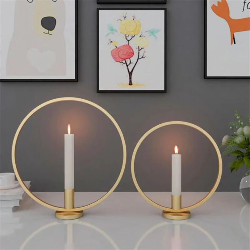 

Creative Candle Holder Candlestick Romantic Table Decor Home Wedding Decoration Centerpiece Candle Stand bougeoir