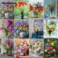 diamond painting cross stitch kits vintage home decoration a wide variety of flowers full round square drill diamond embroidery