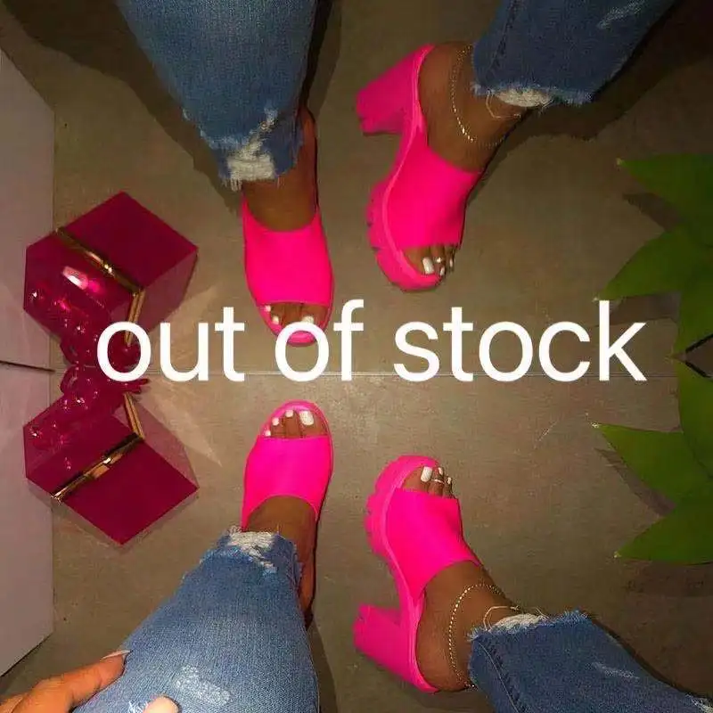 

Designer Slippers Womens 2021 Woman Non Slip High Heel Ladies Fashion Sandals Female Casual Summer Shoes Women's Sandalias