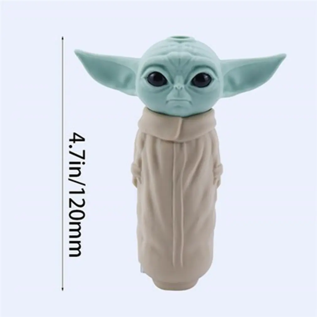 

Silicone Figurine With Cleaning Cover Alien Detachable Portable Silicone Tube Strong Straw Leisure Tool