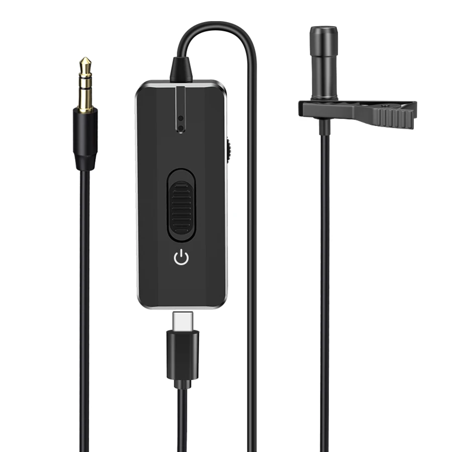 Петличный микрофон MAMEN DT2 6 м + 1 с мониторингом в режиме реального времени