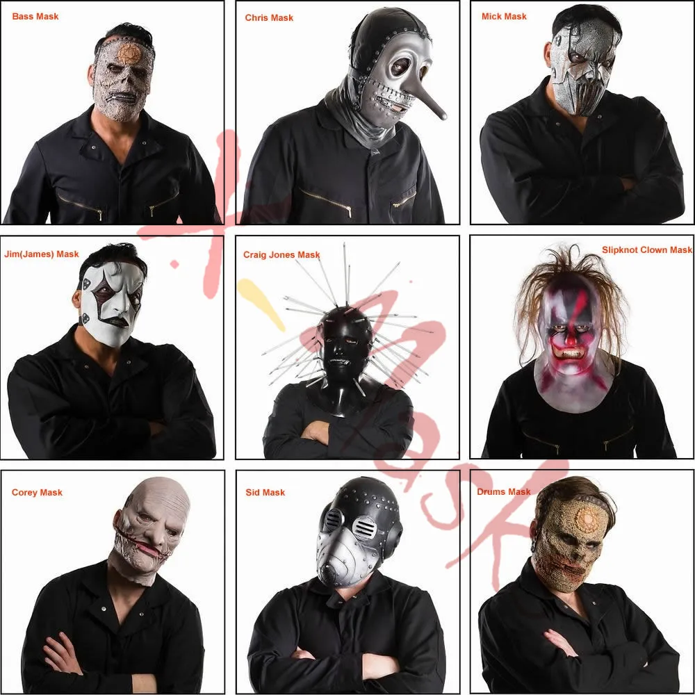 Slipknot аксессуары топ шляпа игрушки мужчины Мик маска corey taylor тушь для ресниц joey Shawn