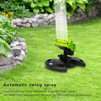 garden sprinkler high speed swing nozzle irrigation sprayer 16 holes automatic rotating water gun for yard lawn watering