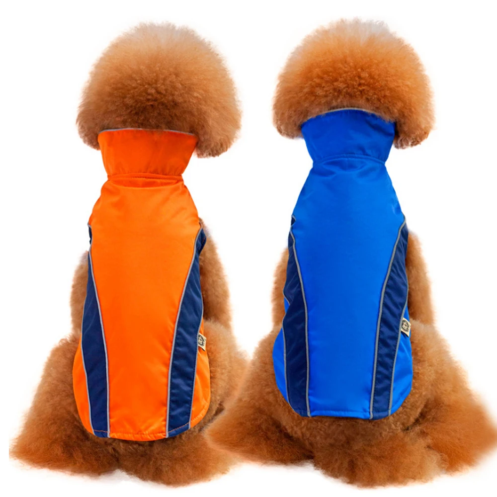Autumn winter dog clothes warm windproof coats jacket puppy sweatshirt solid clothing for small medium dogs Yorkshire Chihuahua