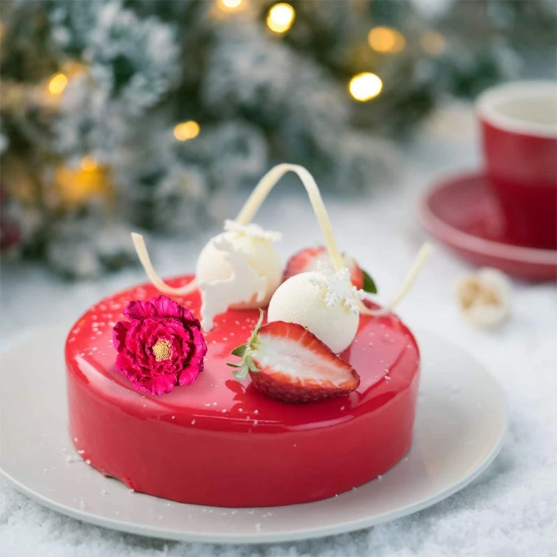 

3D Rose Silicone Fondant Mold for Wedding Cake Decorating Cupcake Topper, Rose S