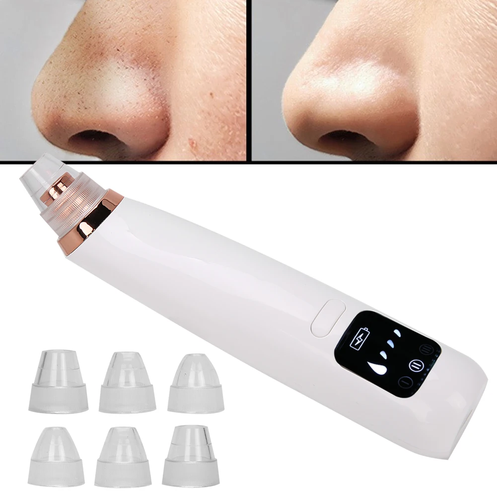 

Pore Cleaner USB Rechargeable Electric Blackhead Removal Tool Hot Compress Skin Care