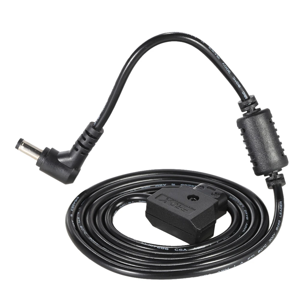 Andoer D-Tap 2-контактный Штекерный разъем к DC 5 5*2 мм шнур питания кабель для BMCC BMPC DSLR Rig