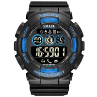 smael brand mens waterproof sport watch dual display analog digital led electronic quartz military wristwatch relogio masculino