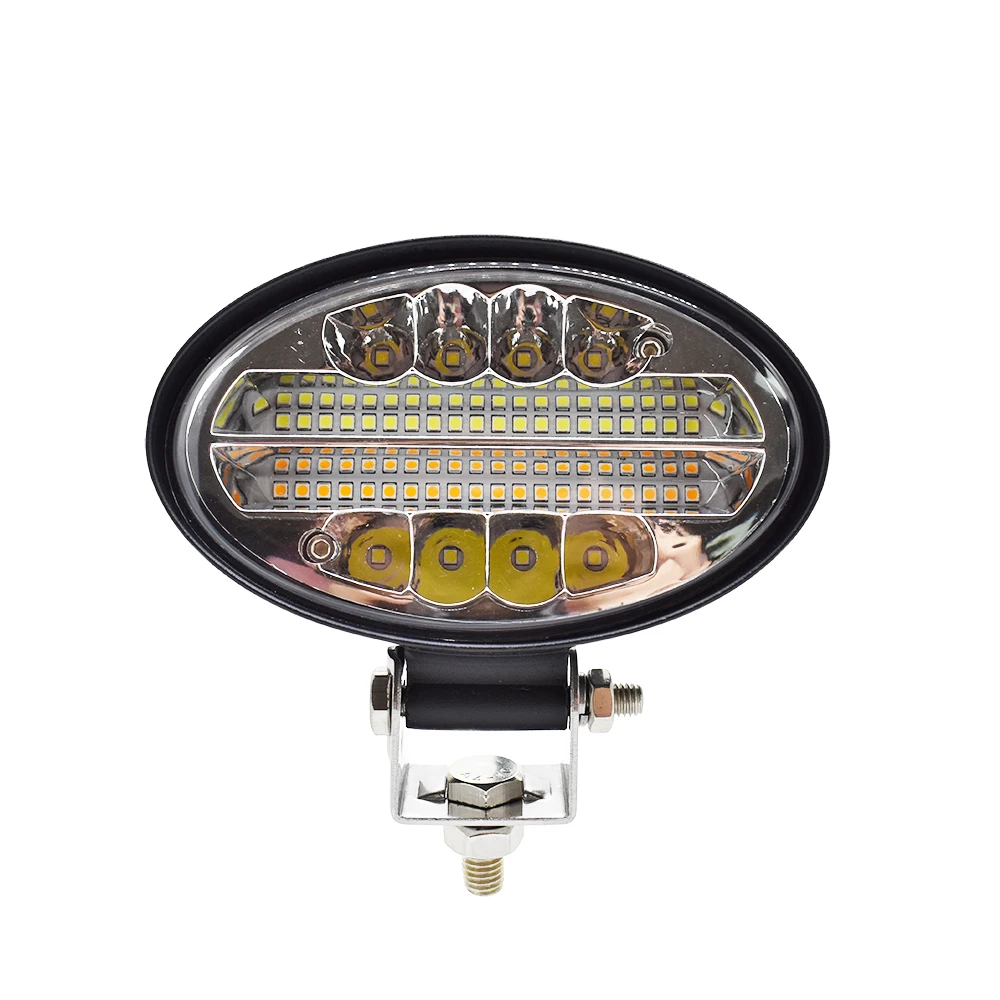 ECAHAYAKU 5 дюймов овальной формы светодиодный рабочий светильник белого и желтого
