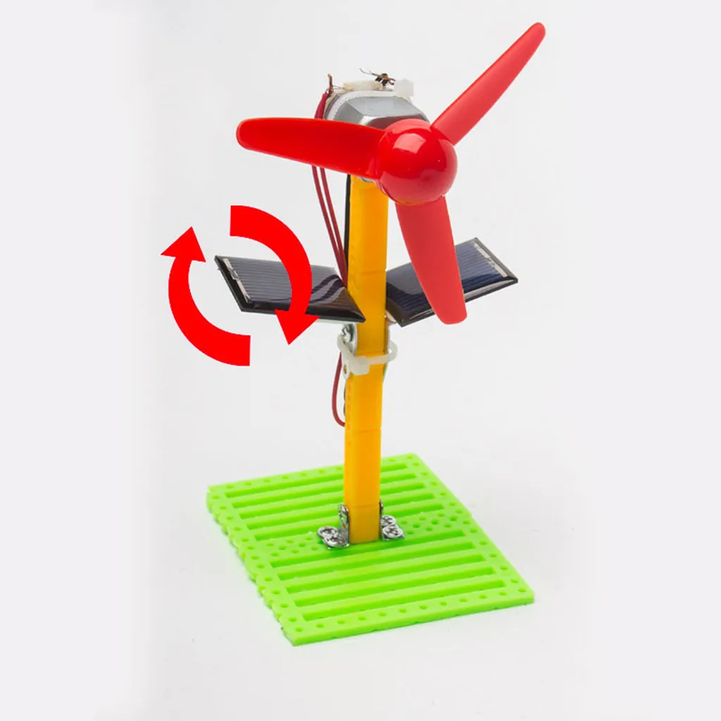 Генератор солнечной энергии двигатель постоянного тока мини-вентилятор панель