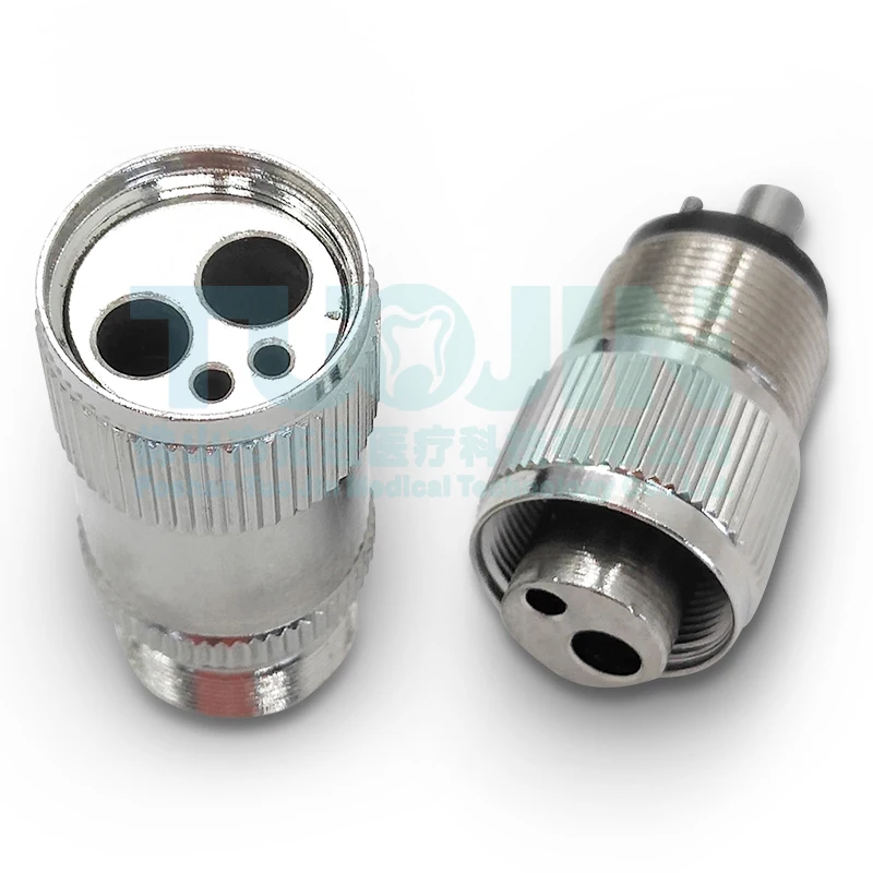 2 шт. Турбинный адаптер для стоматологического наконечника с 4 отверстиями до