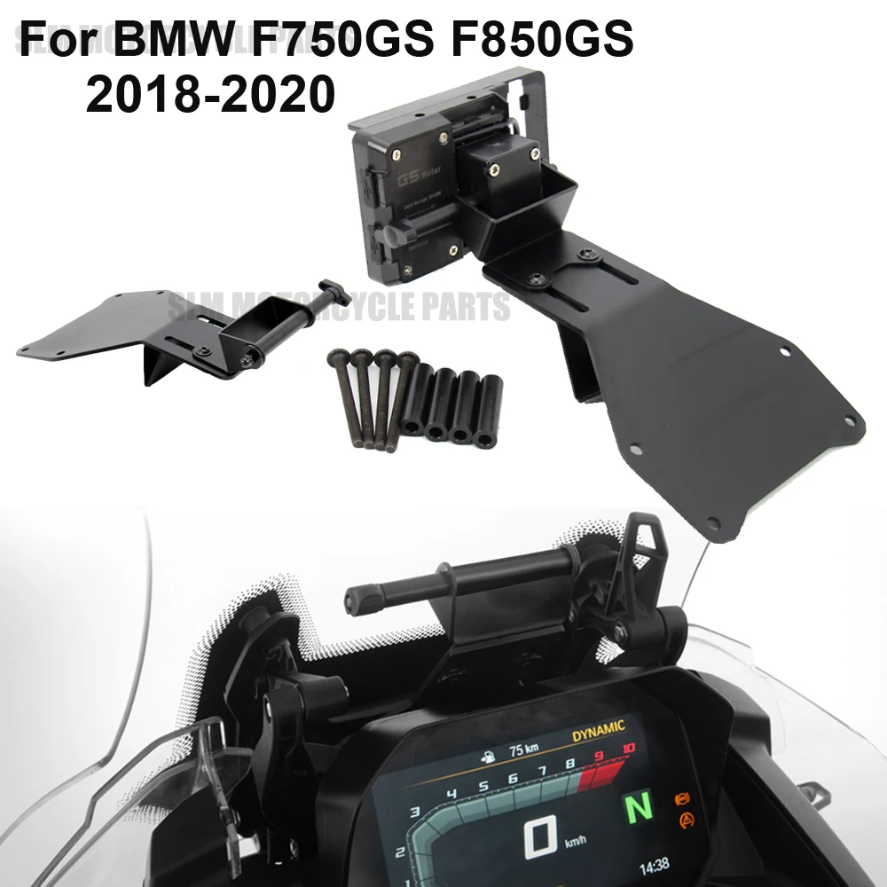 

Motorcycle Front Phone Stand Holder Smart phone Phone GPS Navigation bracket For BMW F750GS F850GS F 750 GS 2018 2019 2020 2021