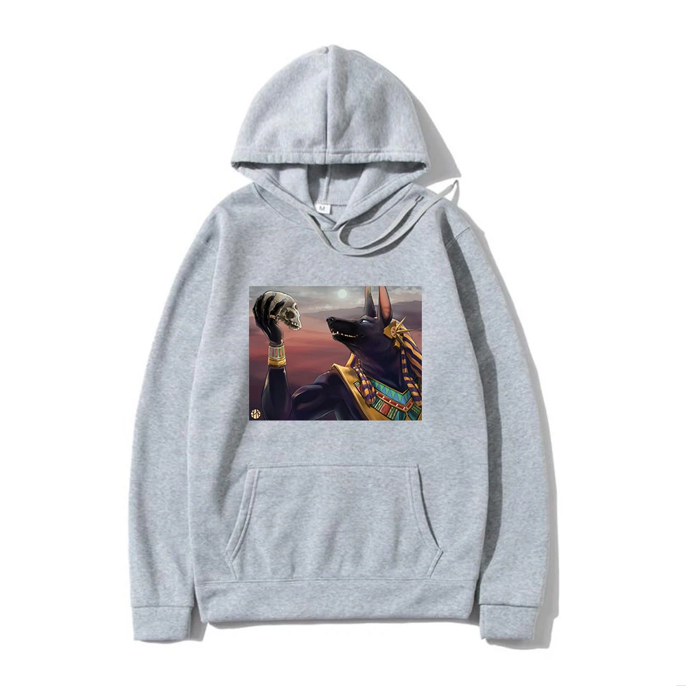 

Egyptian legend anubis hoodies for men women adult pull homme vetement homme sweater oversize tops capuche homme manga