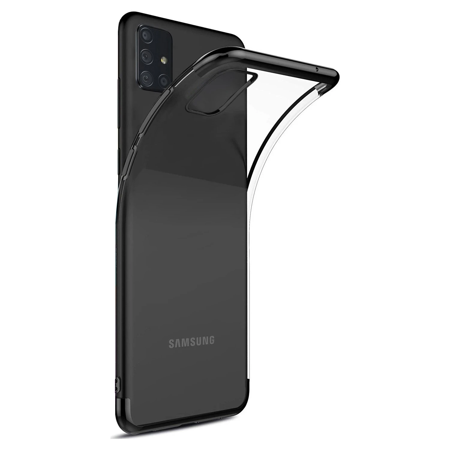 

Силиконовый чехол для Samsung Galaxy M40S, черный