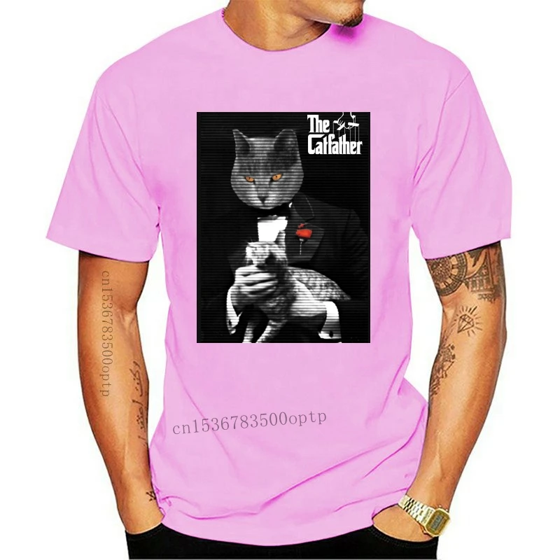

Men tshirt The Catfather Movie Parody T Shirt women T-Shirt tees top