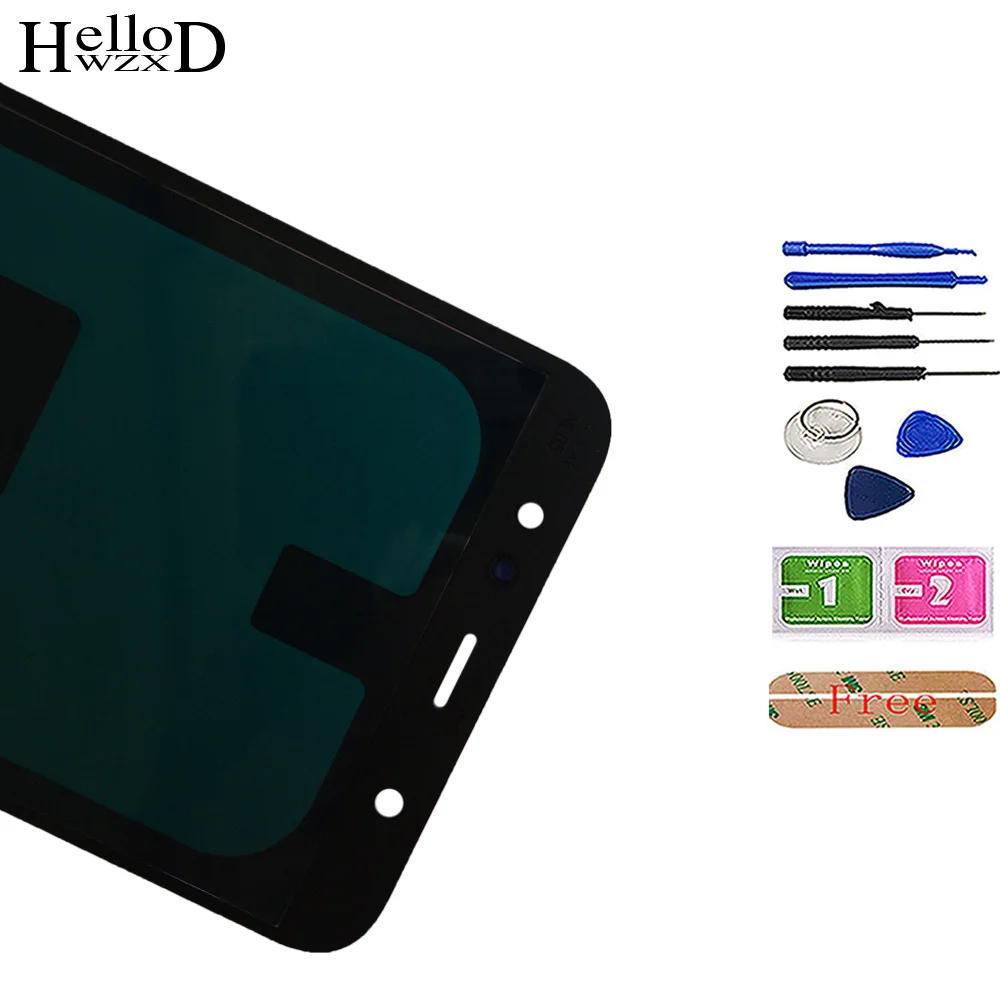 

OLED Mobile LCD Display For Samsung Galaxy A6 Plus A6+ A605F A605 A605FN Touch Screen LCD Display Digitizer Panel Assembly Tools