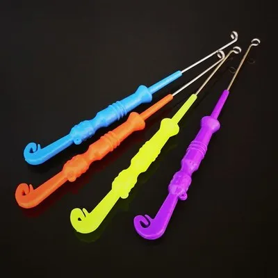 

10pcs Fishing Universal Fly Nail Knot Tying Tools Extractor Hook Remover Quick Knot Tying Loop Knot Tyer Tool and Carabiner Clip