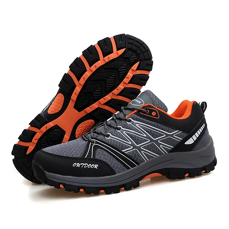 

2021 Men's Shoes Outdoor Casual Sport Sneakers Mesh Climbing Boots Summer Breathable Non-slip Walking Trainers Travel Footwear