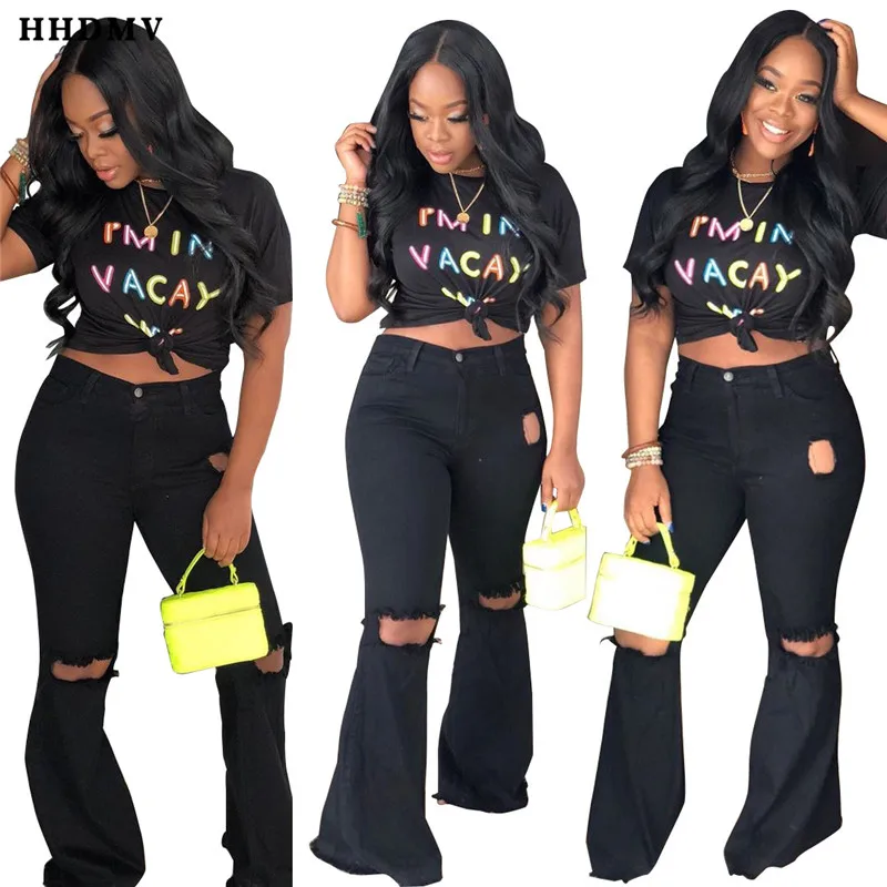 Модный Топ HHDMV FSX113 в стиле хип-хоп с коротким рукавом и круглым вырезом топ