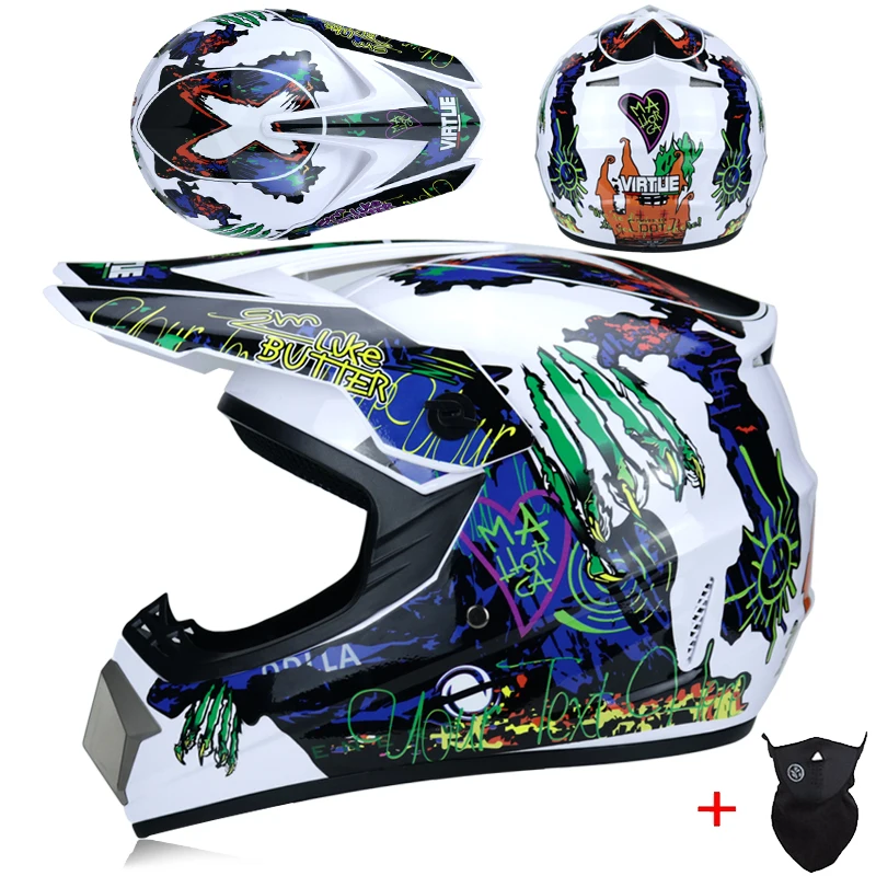 Мотоциклетный мужской шлем для мотокросса подходит внедорожников защитные