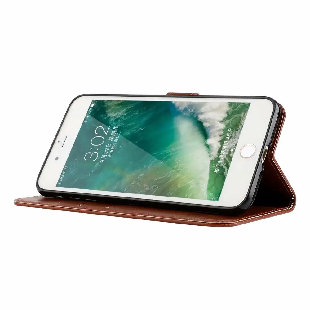 Кожаный чехол бумажник с откидной крышкой для Meizu Note MX 3 4 5 6 7 8 Pro Metal Plus E E2 E3 5S A5 S6 15 6T