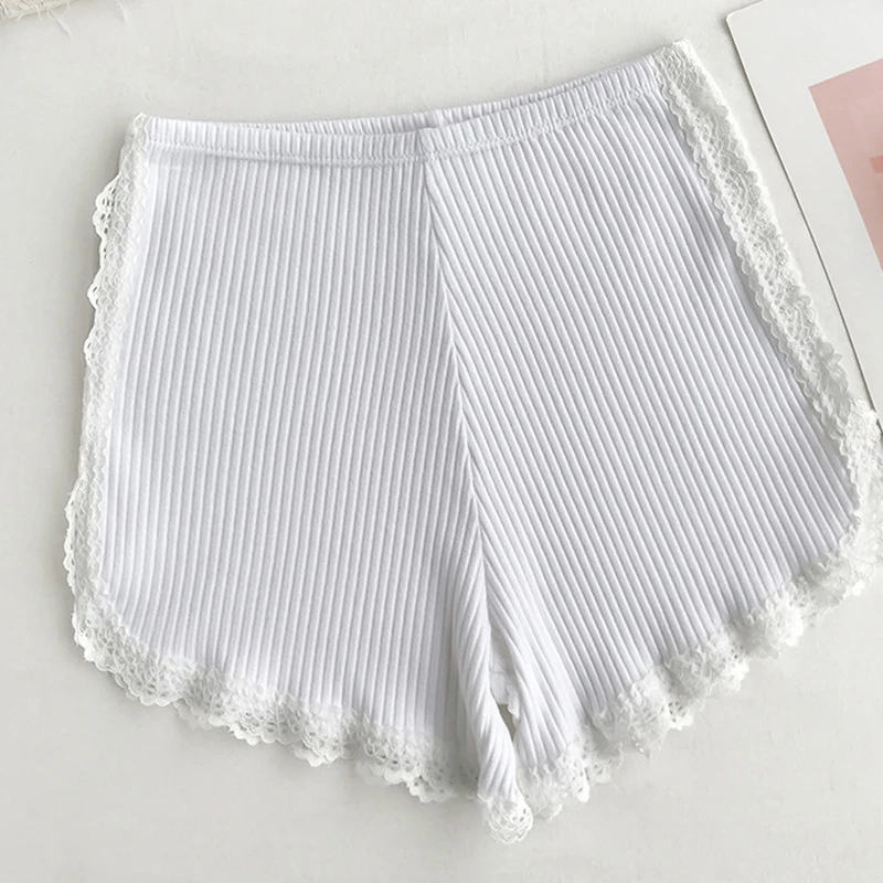 Короткие штаны для женщин милые бесшовные шорты с высокой талией безопасные
