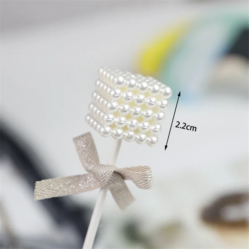 Cakelove Подарочная коробка с бантом и жемчугом 1 шт. топ для торта детский душ сделай