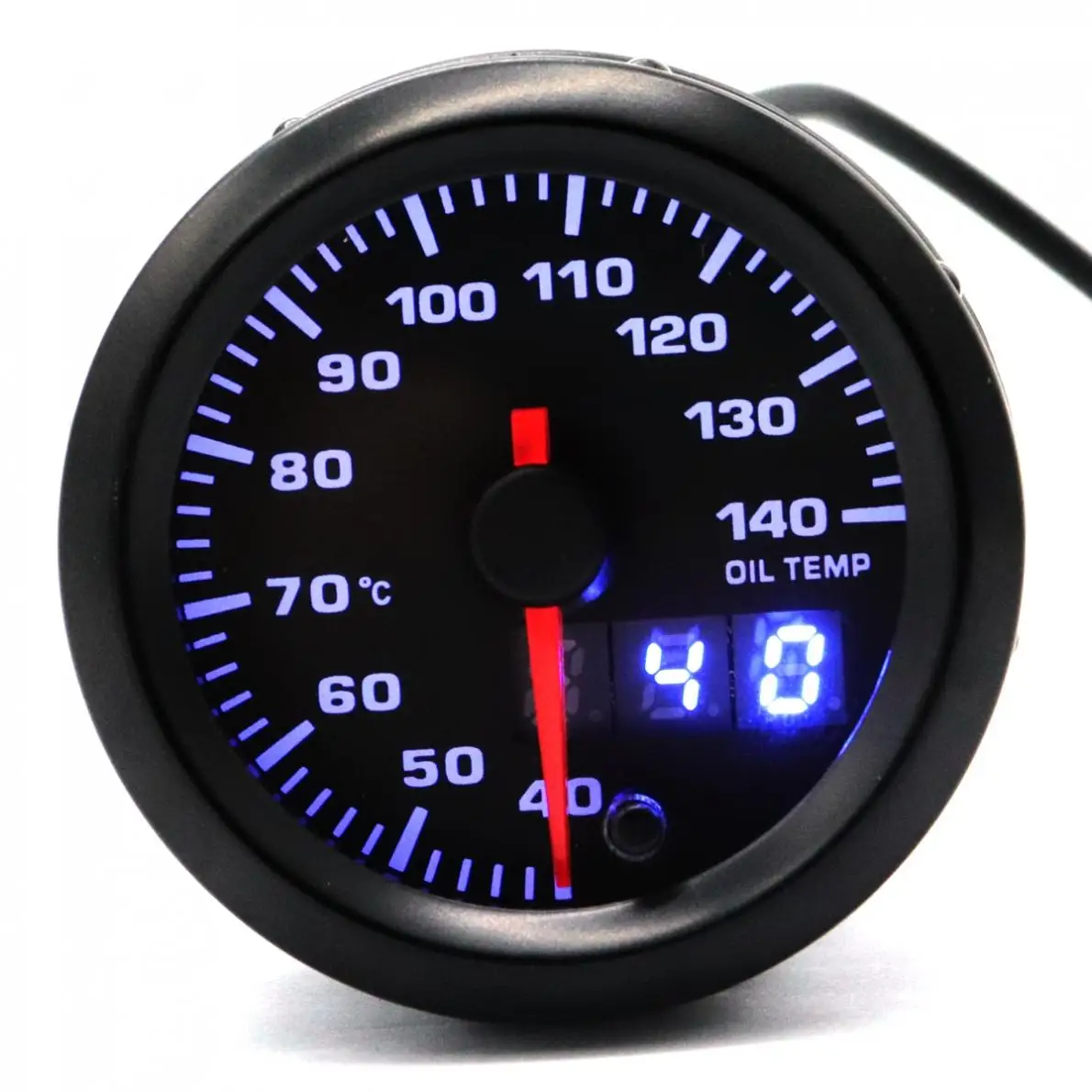 52 мм 2 дюймовый двойной дисплей 12 В Универсальный Автомобильный датчик