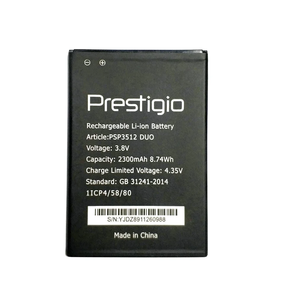 Новый Сменный аккумулятор 3 8 в 2300 мАч PSP3512 для Prestigio Muze B3 DUO PSP3512DUO мобильный