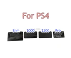 100 шт., для Playstation 4 PS4 1000 1100 1200 slim 2000 pro, корпус консоли, черная наклейка на заднюю крышку, наклейка, уплотнение этикеток