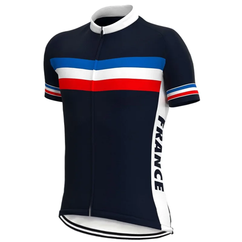 

PRO France Outdoors summer Short Sleeve Cycling jacket Mtb Shirt Wear Bicycle MX Road Ciclismo FOR mountain bike downhill jersey