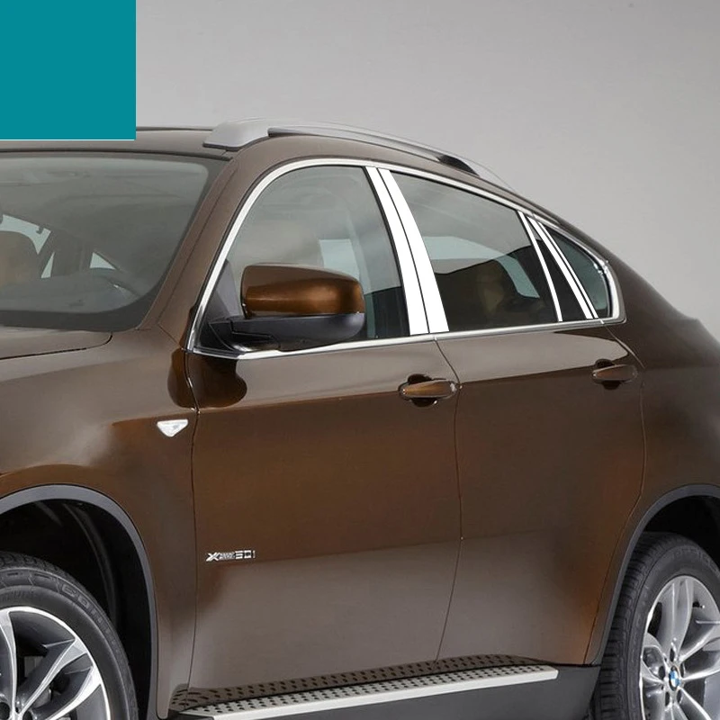 

Нержавеющая сталь оконная декоративная планка для bmw X6 2008 2009 2010 2011 2012 2013 2014 2015 2016 2017 2018 E71 F16