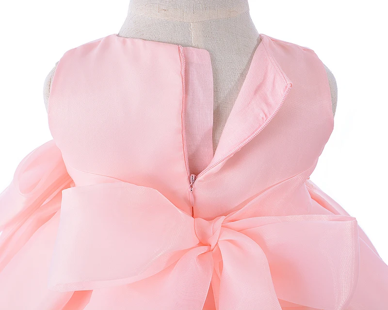 Платье с цветочным узором для девочек розовый наряд подружки невесты на свадьбу