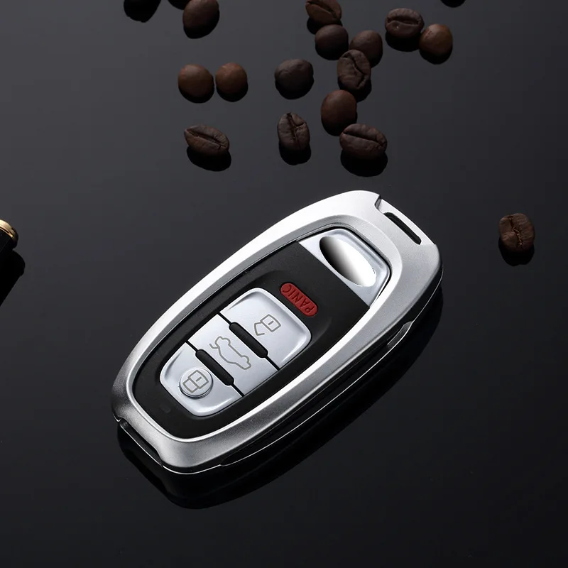 Чехол для автомобильного ключа из алюминиевого сплава чехол A4 A5 A6 A7 A8 Q5 B6 B7 B8 TT S5 Q7