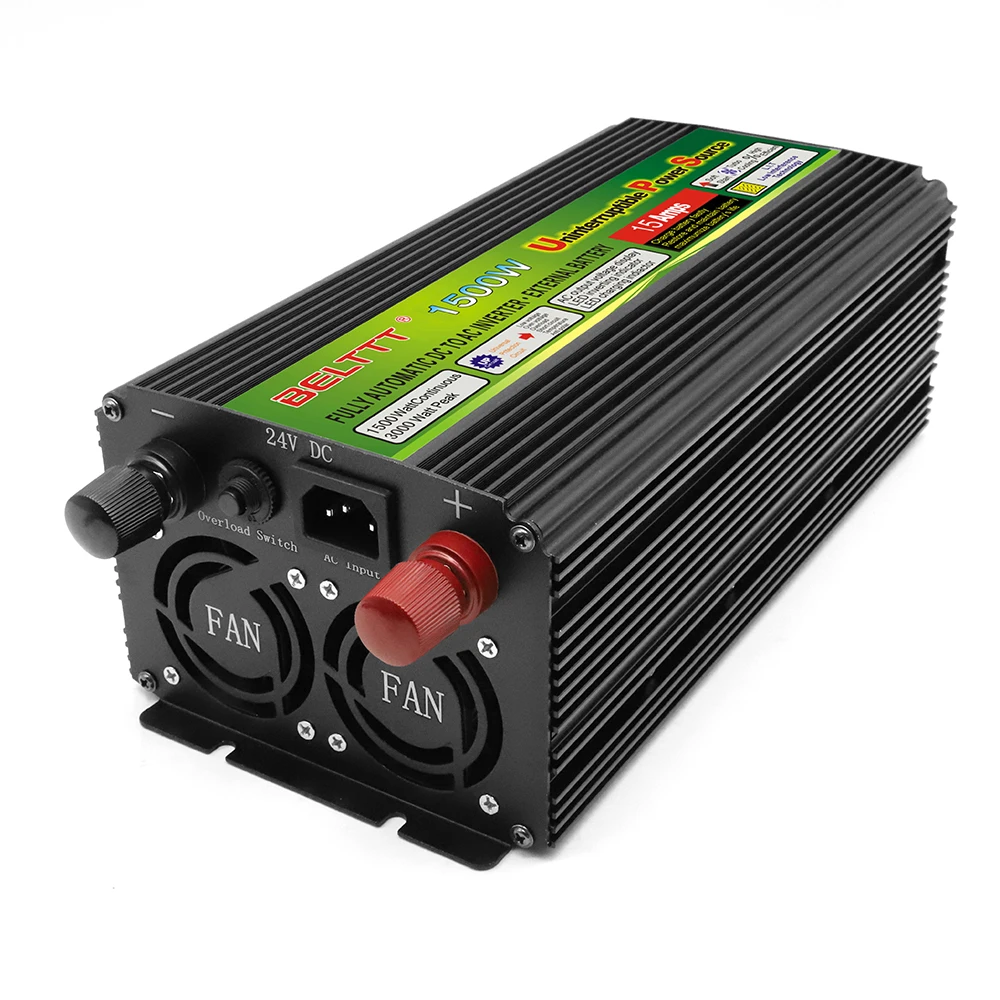 Бесплатная доставка dc12v к ac220v инверсор 1.5kw с автоматическим переключателем