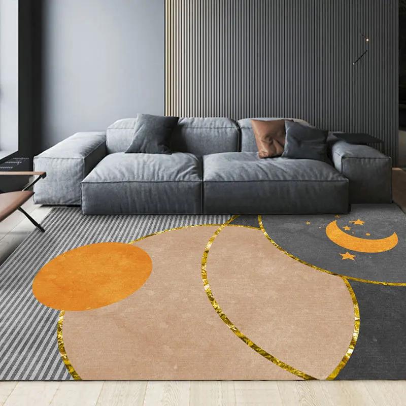 

3D Geometric Abstract Living Room Bedroom Carpet Modern Minimalist Coffee Table Mat Rugs and Carpets for Home Living Room