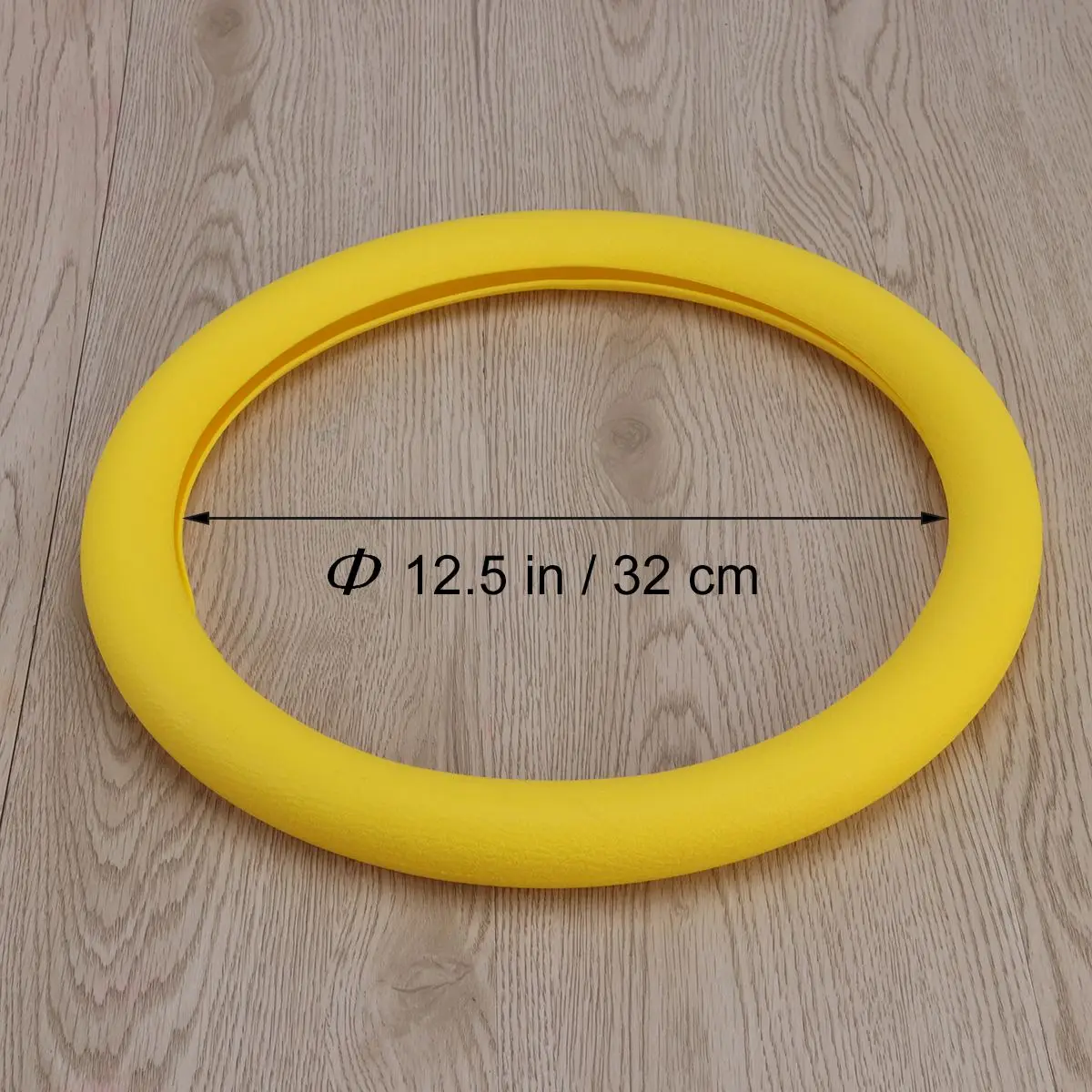 

CR Car-Styling Silicone Car Steering Wheel Glove Cover 32 Cm Silicone Car Steering Wheel Anti-Slip Cover Wheel Sleeve Protector