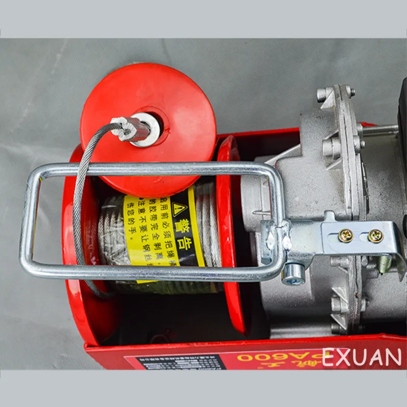 Электрический мини подъемный кран/220 В портативный бытовой/маленькое подъемное