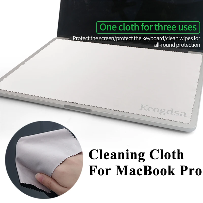 Dustproof Microfiber Protective Film Cover Notebook Palm Keyboard Blanket Laptop Cleaning Cloth for MacBook Pro 13/15/16 Inch