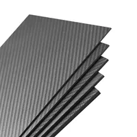 1 шт., 0,3 мм, толщина 500x250 мм, 250x250 мм, 500x600 мм, 100% углеродное волокно, лист панели с 3K плеевым плетением, глянцевая поверхность