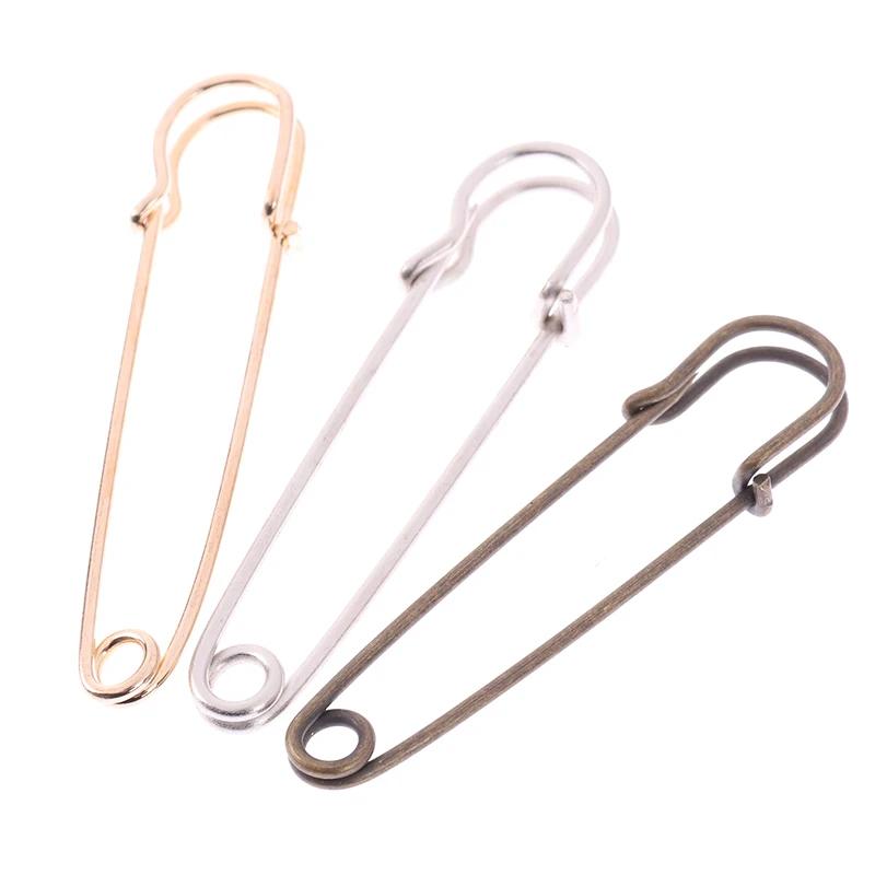 

12pcs Large Heavy Duty Stainless Steel Big Jumbo Safety Pin Blanket Crafting for Making Wedding Bouquet Brooch DIY Decoration