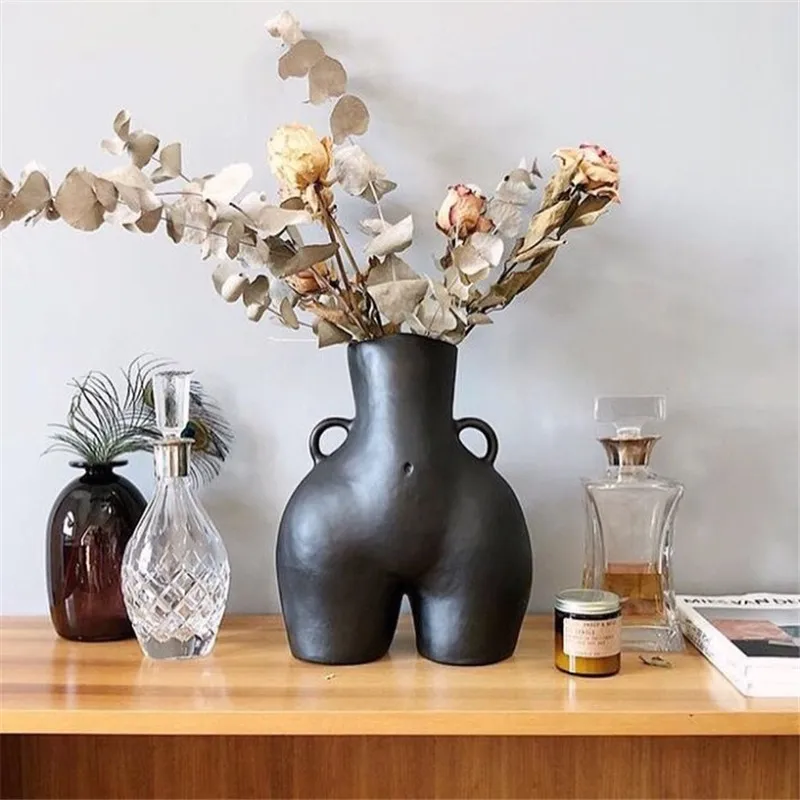 

Art Mannequin Body Art Vase Creative Living Room Bedroom Flower Arrangement Flower Pot Home Decor Sculpture Decoration Maison